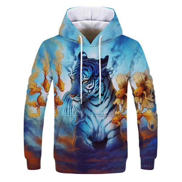 men's hoodies & sweatshirts 2021 autumn and winter 3d tiger hoodie women's oversized sweatshirt with pockets long-sleeved warm pul, Black
men's hoodies & sweatshirts 2021 autumn and winter 3d tiger hoodie women's oversized sweatshirt with pockets long-sleeved warm pul, Black