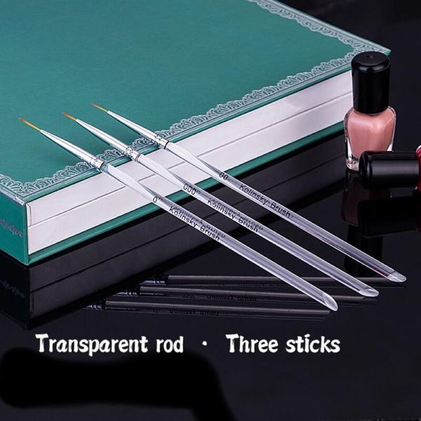 nail brushes 3 pcs/set pen drawing crystal eyeliner flash french design line brush 3d tip acrylic uv gel painting tool, Yellow
nail brushes 3 pcs/set pen drawing crystal eyeliner flash french design line brush 3d tip acrylic uv gel painting tool, Yellow