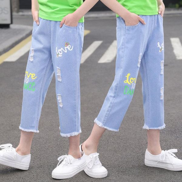 girls jeans children summer force letters print teenager denim pants kids elastic waist trousers 4-14yrs, Blue
girls jeans children summer force letters print teenager denim pants kids elastic waist trousers 4-14yrs, Blue