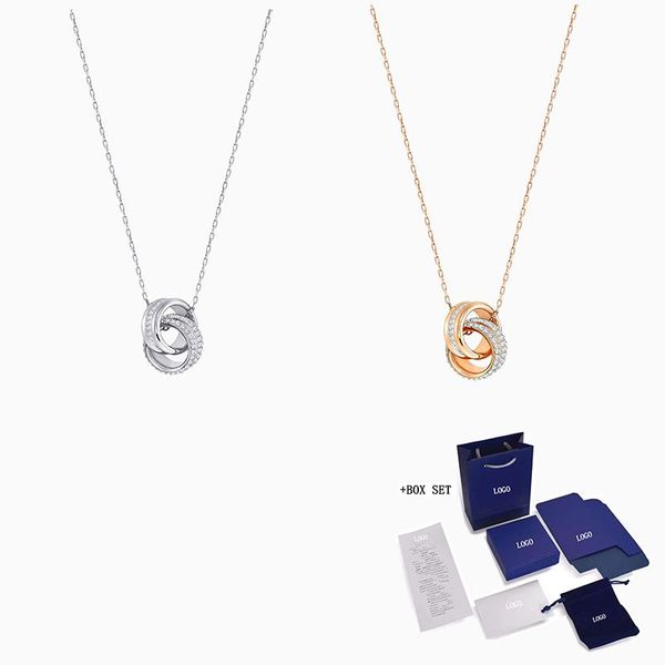 chains fashion jewelry swa further pendant ring clasp decoration white gold transparent zircon elegant romantic gift, Silver
chains fashion jewelry swa further pendant ring clasp decoration white gold transparent zircon elegant romantic gift, Silver