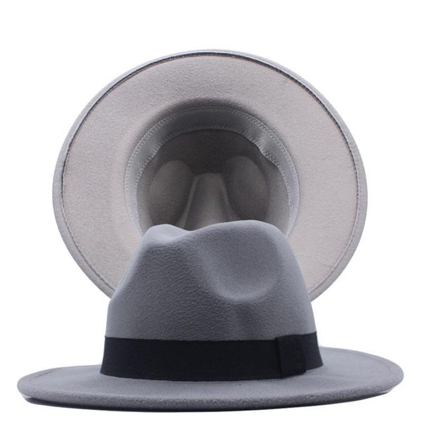 wide brim hats winter fashion wool fedora hat for women chapeau black men simple autumn female caps panama jazz cap, Blue;gray
wide brim hats winter fashion wool fedora hat for women chapeau black men simple autumn female caps panama jazz cap, Blue;gray