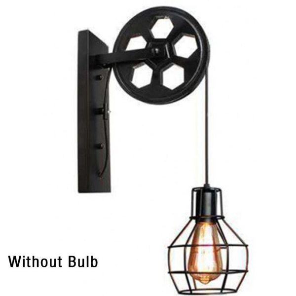 wall lamp retro vintage light shade ceiling lifting pulley industrial fixture iron loft cafe bar adjustable sconce
wall lamp retro vintage light shade ceiling lifting pulley industrial fixture iron loft cafe bar adjustable sconce