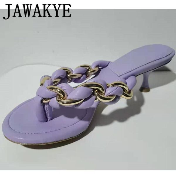 slippers designer brand round toe chain flip flops kitten heel leather thongs sandals summer celebrity shoes high, Black
slippers designer brand round toe chain flip flops kitten heel leather thongs sandals summer celebrity shoes high, Black