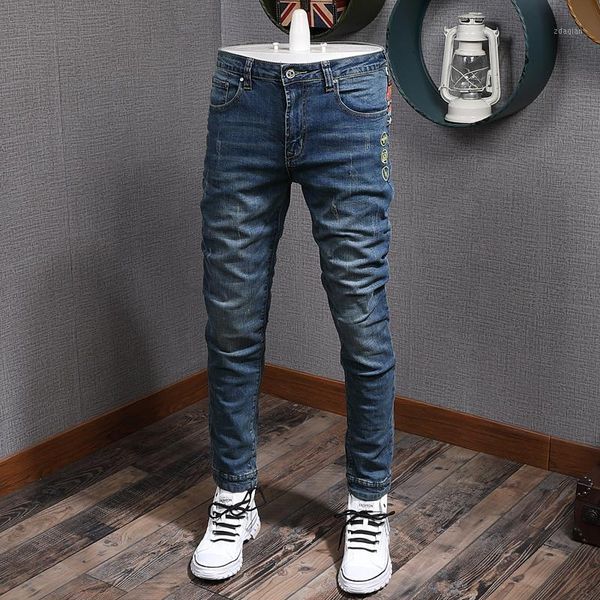 men's jeans japanese vintage fashion men retro blue slim ripped streetwear patchwork embroidery designer hip hop punk pants
men's jeans japanese vintage fashion men retro blue slim ripped streetwear patchwork embroidery designer hip hop punk pants