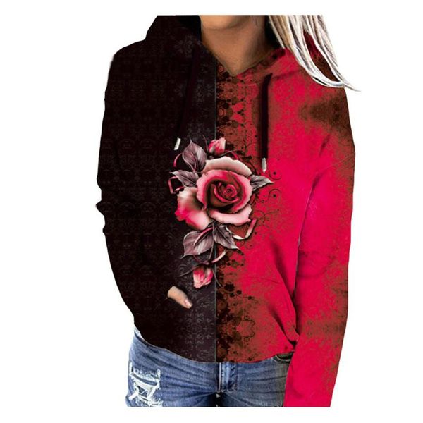 women's blouses & shirts 5xl plus size color floral printed harajuku blouse hooded long sleeve pullover shirt blusas chemise femme, White
women's blouses & shirts 5xl plus size color floral printed harajuku blouse hooded long sleeve pullover shirt blusas chemise femme, White