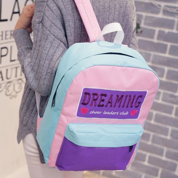 backpack 2021 fasgion dreaming embroidery cute women preppy style teenage girl school bags student travel book bag mochila
backpack 2021 fasgion dreaming embroidery cute women preppy style teenage girl school bags student travel book bag mochila