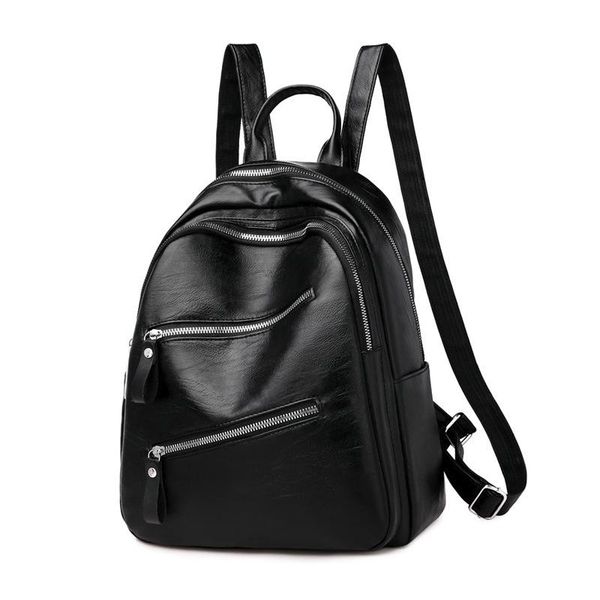 backpack 2021 luxury shoulder summer bag men and women korean pu leather designer fashion black schoolbag
backpack 2021 luxury shoulder summer bag men and women korean pu leather designer fashion black schoolbag