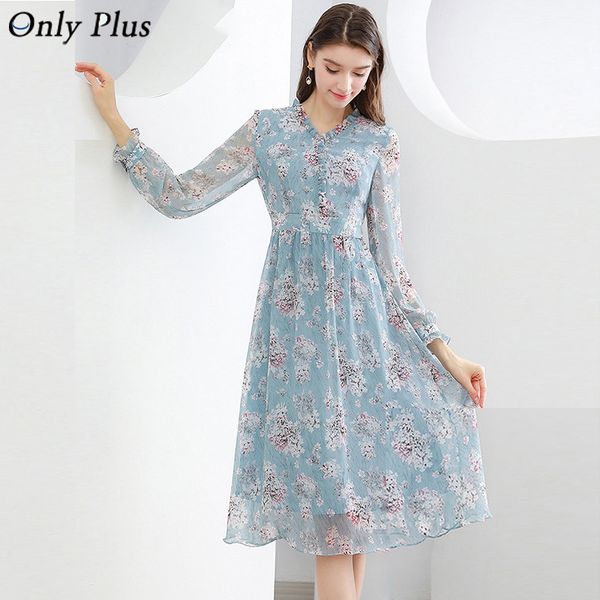 women elegant knee chiffon dress spring slim waist female party dresses design printed 210518, Black;gray
women elegant knee chiffon dress spring slim waist female party dresses design printed 210518, Black;gray