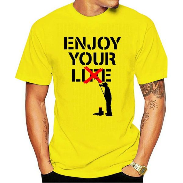 men's t-shirts 2021 short sleeve o-neck enjoy your lie t-shirt, banksy street art graffiti shirt, lover cotton tee shirt, White;black
men's t-shirts 2021 short sleeve o-neck enjoy your lie t-shirt, banksy street art graffiti shirt, lover cotton tee shirt, White;black