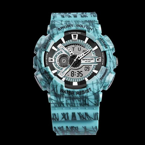brand men sport watch digital electronic swimming waterproof watches led discoloration military camouflage luminous clock wristwatches, Slivery;brown
brand men sport watch digital electronic swimming waterproof watches led discoloration military camouflage luminous clock wristwatches, Slivery;brown