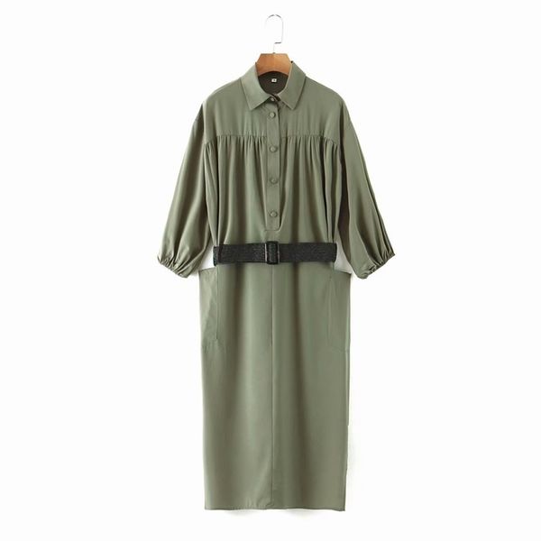spring fashion temperament office lady dress long sleeves turn down collar cotton loose plus size pleated party xz2425 210525, Black;gray
spring fashion temperament office lady dress long sleeves turn down collar cotton loose plus size pleated party xz2425 210525, Black;gray