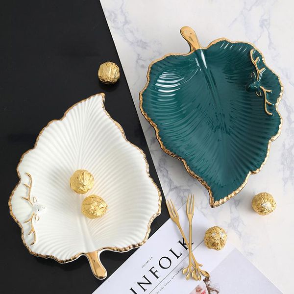 dishes & plates leaf shape ceramic plate candy fruit living room home storage creative coffee table tray decoration
dishes & plates leaf shape ceramic plate candy fruit living room home storage creative coffee table tray decoration