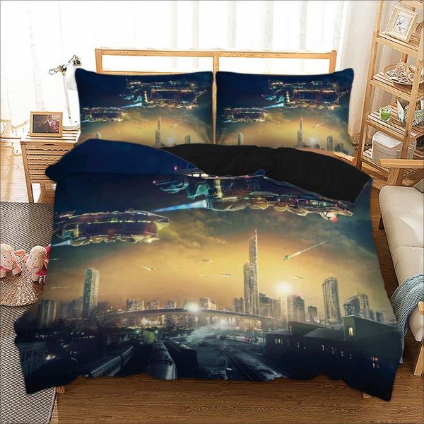 bedding sets 3d print set space ship series quilt cover pillowcase bedroom duvet king size home textile
bedding sets 3d print set space ship series quilt cover pillowcase bedroom duvet king size home textile
