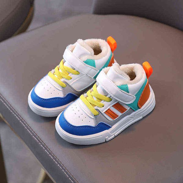 children shoes thicken velvet winter baby boy sneakers artificial leather striped patchwork kids shoes casual plus cotton shoes g0114, Black
children shoes thicken velvet winter baby boy sneakers artificial leather striped patchwork kids shoes casual plus cotton shoes g0114, Black