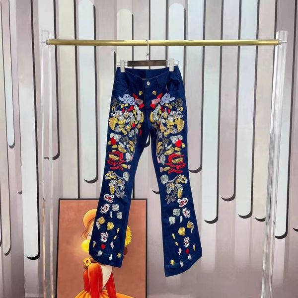 women's jeans rk676 fashion 2021 runway luxury european design party style clothing, Blue
women's jeans rk676 fashion 2021 runway luxury european design party style clothing, Blue