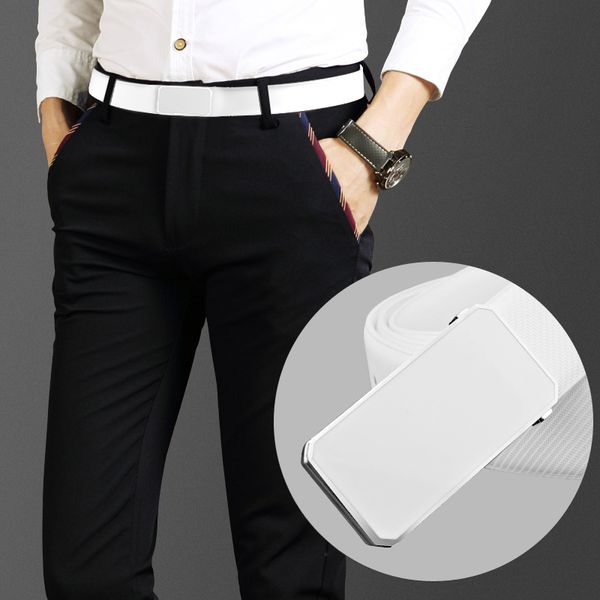 luxury brand belt fashion belt men's korean white leather smooth buckle young people's leisure versatile, Black;brown
luxury brand belt fashion belt men's korean white leather smooth buckle young people's leisure versatile, Black;brown