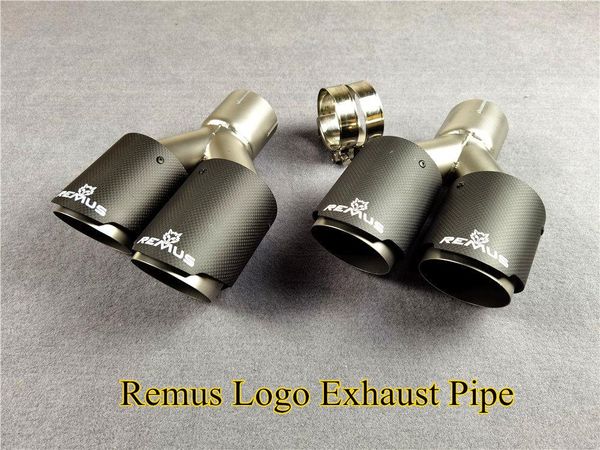 pair remus universal matte stainless steel exhaust muffler tail tips car carbon rear exhausts pipe motorcycle system
pair remus universal matte stainless steel exhaust muffler tail tips car carbon rear exhausts pipe motorcycle system
