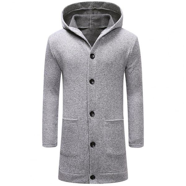 men's trench coats men jackets buttons closure long sleeve jacket mid-length hooded two pockets male coat outerwear autumn winter, Tan;black
men's trench coats men jackets buttons closure long sleeve jacket mid-length hooded two pockets male coat outerwear autumn winter, Tan;black