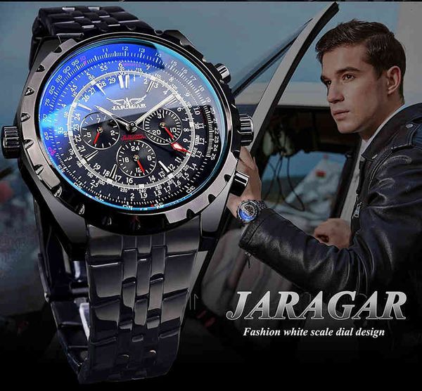 jargar fashion casual men watches mechanical multifunctional allocation tape, Slivery;brown
jargar fashion casual men watches mechanical multifunctional allocation tape, Slivery;brown