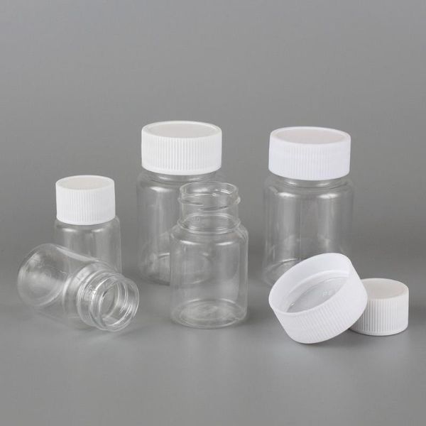 5pcs 15ml - 100ml clear empty pet plastic seal bottle cosmetic container reagent packing solid powder vials storage bottles & jars
5pcs 15ml - 100ml clear empty pet plastic seal bottle cosmetic container reagent packing solid powder vials storage bottles & jars