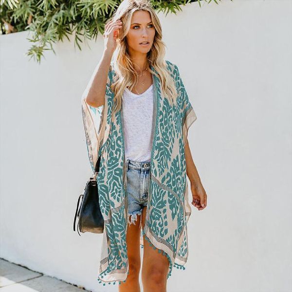 bohemian printed v neck women shirts half sleeve plus size beach wear kimono cardigan tunic and blouses a367, White
bohemian printed v neck women shirts half sleeve plus size beach wear kimono cardigan tunic and blouses a367, White