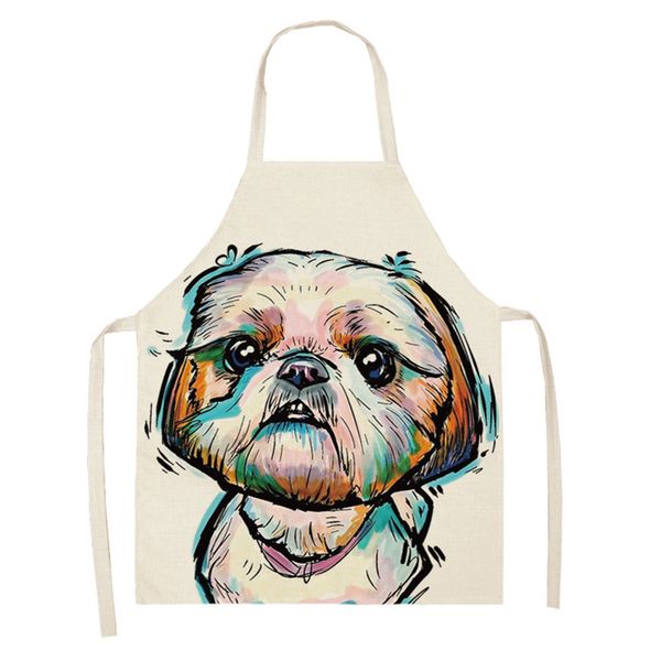 cloocl shih tzu aprons 3d graphics watercolor cartoon animals printed polyester apron cleaning tools waist baking home textiles 68x55cm
cloocl shih tzu aprons 3d graphics watercolor cartoon animals printed polyester apron cleaning tools waist baking home textiles 68x55cm