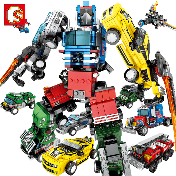 SEMBO BLOCK Transformation Robot Toys 777 PCS Children Building Blocks Kit Toy Blocks Educational Bricks Boys Car Model vehicle
SEMBO BLOCK Transformation Robot Toys 777 PCS Children Building Blocks Kit Toy Blocks Educational Bricks Boys Car Model vehicle