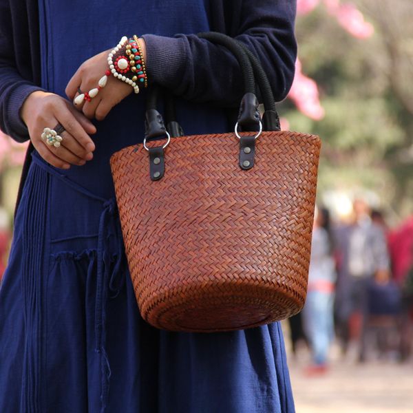 woven bag straw bamboo brown stuff sackstotes women's leisure vacation rattan straw hand
woven bag straw bamboo brown stuff sackstotes women's leisure vacation rattan straw hand