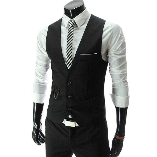 men's vests 2021 dress for men slim fit mens suit vest male waistcoat gilet homme colete masculino social formal business jacket 4xl, Black;white
men's vests 2021 dress for men slim fit mens suit vest male waistcoat gilet homme colete masculino social formal business jacket 4xl, Black;white