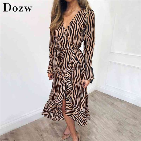 long dresses women zebra print beach chiffon casual sleeve v neck ruffles elegant party vestidos 210515, Black;gray
long dresses women zebra print beach chiffon casual sleeve v neck ruffles elegant party vestidos 210515, Black;gray
