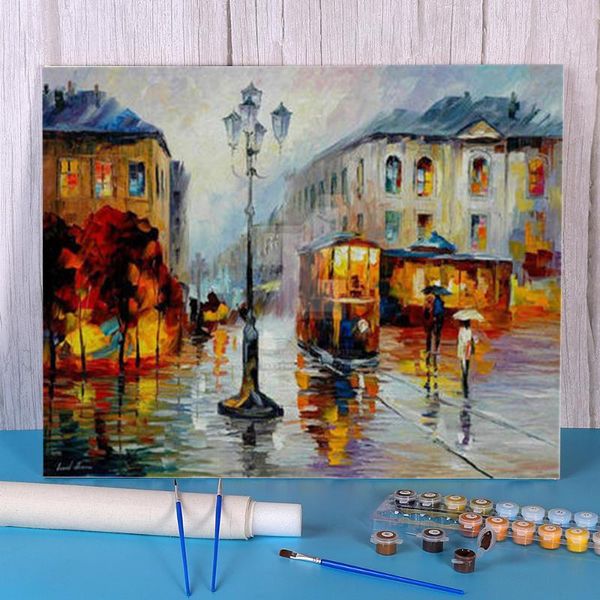 paintings evening trolley on the square paint by numbers kit oil paints 40*50 canvas pictures home decoration for wholesale
paintings evening trolley on the square paint by numbers kit oil paints 40*50 canvas pictures home decoration for wholesale