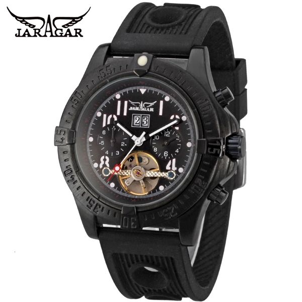jaragar brand luxury men automatic mechanical watches rubber band sports gentlemen calendar 2019 new relogio, Slivery;brown
jaragar brand luxury men automatic mechanical watches rubber band sports gentlemen calendar 2019 new relogio, Slivery;brown