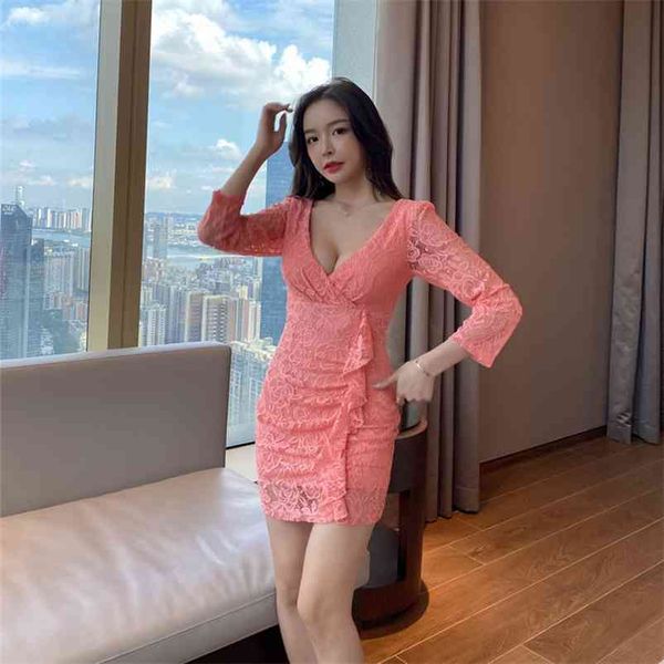 autumn long-sleeved v-neck dress spring nightclub slim ruth bag hip office lady polyester lace 210603, Black;gray
autumn long-sleeved v-neck dress spring nightclub slim ruth bag hip office lady polyester lace 210603, Black;gray