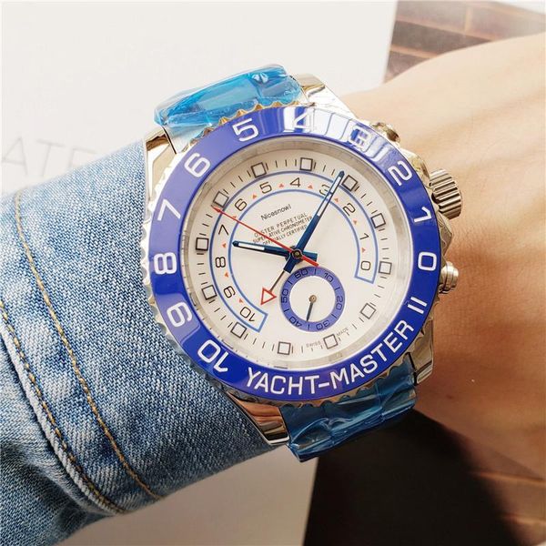 wristwatches 44mm yacht master ii brand men's casual business style watch all stainless steel quality automatic mechanical wristwatch, Slivery;brown
wristwatches 44mm yacht master ii brand men's casual business style watch all stainless steel quality automatic mechanical wristwatch, Slivery;brown