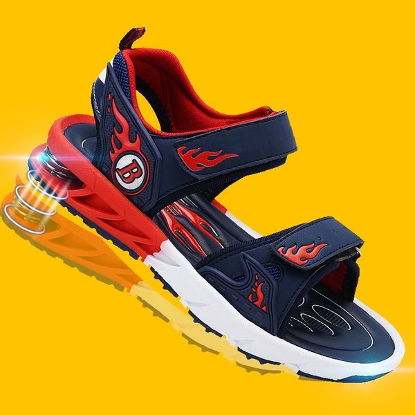 2021 summer black beach casual artificial leather middle school kids' breathable boys' open toe beach sandals, Black;red
2021 summer black beach casual artificial leather middle school kids' breathable boys' open toe beach sandals, Black;red