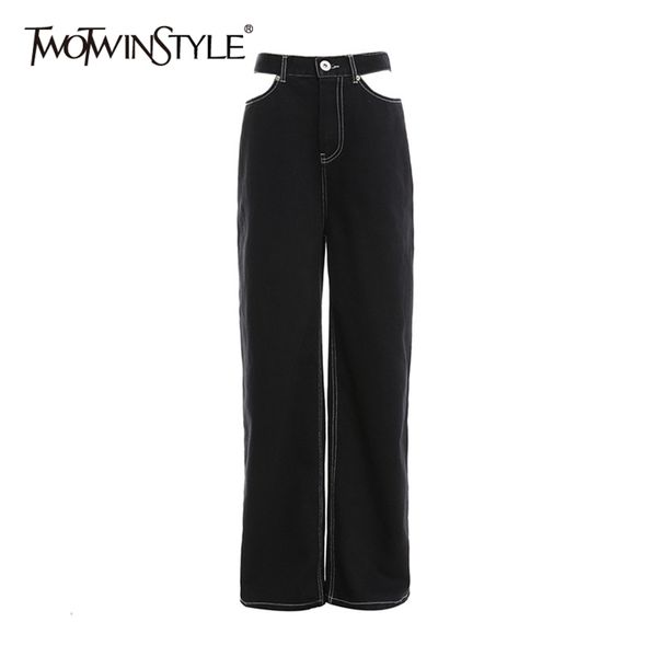 hollow out denim wide leg pants for women low waist straight casual streetwear trousers female fashion 210521, Black;white
hollow out denim wide leg pants for women low waist straight casual streetwear trousers female fashion 210521, Black;white