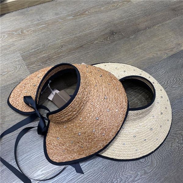 wide brim hats 202106-2509228 summer handmade raffia grass shining rhinestone embellishment holiday big sun cap beach leisure hat, Blue;gray
wide brim hats 202106-2509228 summer handmade raffia grass shining rhinestone embellishment holiday big sun cap beach leisure hat, Blue;gray