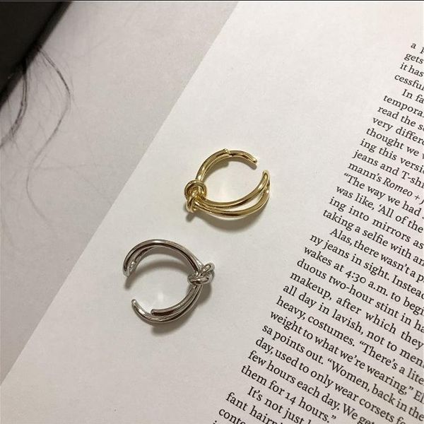 cluster rings 2021 korean vintage for women gold silver color tie metal openning fashion jewelry accessory, Golden;silver
cluster rings 2021 korean vintage for women gold silver color tie metal openning fashion jewelry accessory, Golden;silver