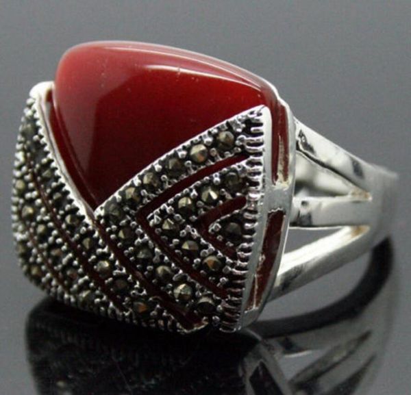 cluster rings 14*15mm 925 silver natural red & marcasite square ring size 7/8/9/10, Golden;silver
cluster rings 14*15mm 925 silver natural red & marcasite square ring size 7/8/9/10, Golden;silver
