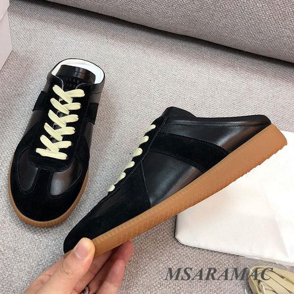 dress shoes fashion men's slingbacks wool lining casual black suede splicing round toe lace-up sneakers boy flat walking
dress shoes fashion men's slingbacks wool lining casual black suede splicing round toe lace-up sneakers boy flat walking
