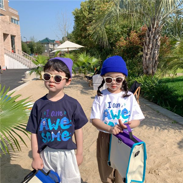 summer kids cartoon printing short sleeve t shirts cotton casual tees children 210508, Blue
summer kids cartoon printing short sleeve t shirts cotton casual tees children 210508, Blue