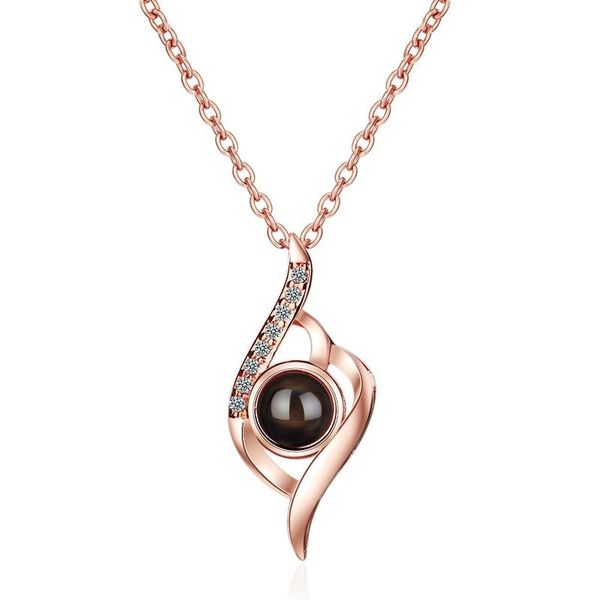 chains ihues fashion projection pendant women's necklace wave zircon memory short clavicle chain letter jewelry gift, Silver
chains ihues fashion projection pendant women's necklace wave zircon memory short clavicle chain letter jewelry gift, Silver