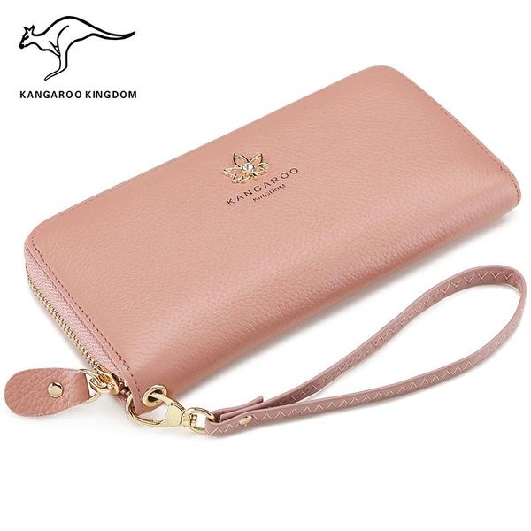 wallets kangaroo kingdom fashion women genuine leather female long zipper clutch purse card holder phone wallet, Red;black
wallets kangaroo kingdom fashion women genuine leather female long zipper clutch purse card holder phone wallet, Red;black