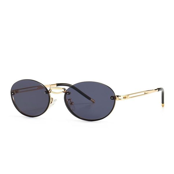 sunglasses modern retro street decoration fashion designer luxury oval women uv400, White;black
sunglasses modern retro street decoration fashion designer luxury oval women uv400, White;black