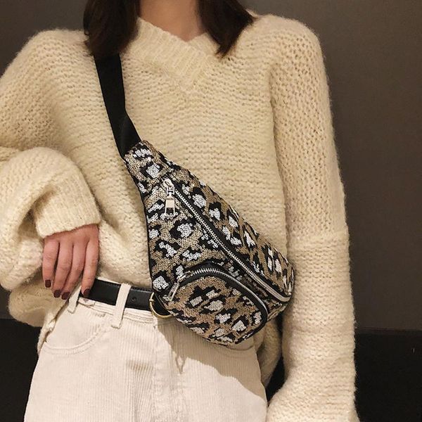 waist bags 2021 ladies handbag neutral zipper sequin leopard print messenger bag sport chest *
waist bags 2021 ladies handbag neutral zipper sequin leopard print messenger bag sport chest *