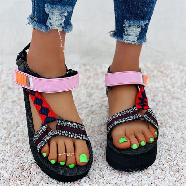 sandals 2021 summer european and american thick-soled sponge cake with casual color matching beach shoes women, Black
sandals 2021 summer european and american thick-soled sponge cake with casual color matching beach shoes women, Black