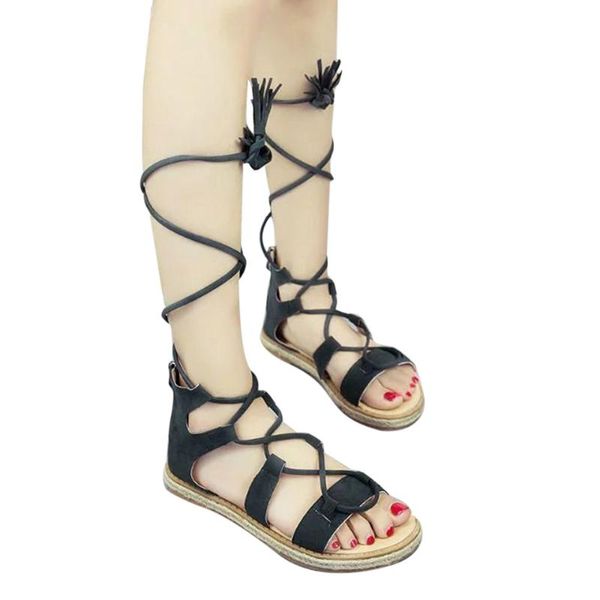 women sandals fashion gladiator for summer shoes female flat rome style cross tied, Black
women sandals fashion gladiator for summer shoes female flat rome style cross tied, Black