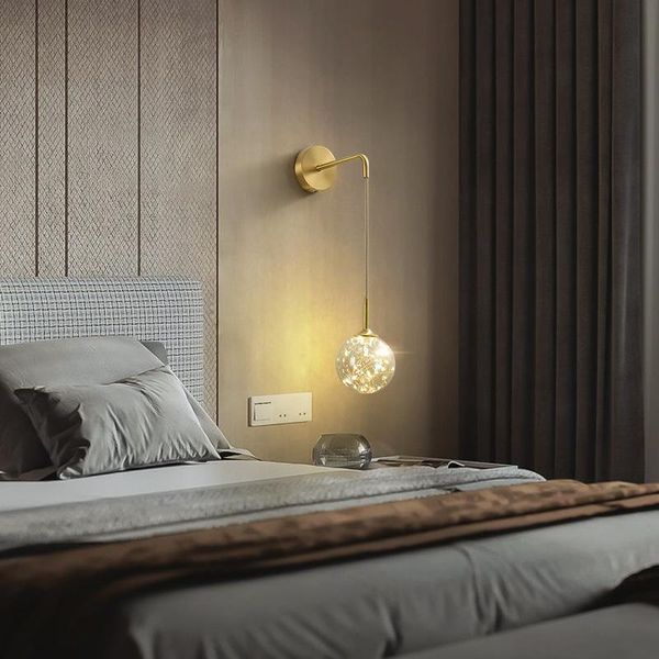wall lamp all copper gypsophila bedroom bedside background aisle staircase golden hanging
wall lamp all copper gypsophila bedroom bedside background aisle staircase golden hanging