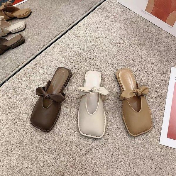 sandals women summer 2021 korean leisure flat mules ladies street bow soft shoes low heel slides female outside slippers, Black
sandals women summer 2021 korean leisure flat mules ladies street bow soft shoes low heel slides female outside slippers, Black