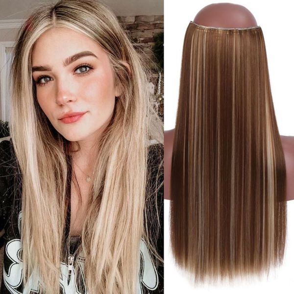 synthetic wigs mstn clip in halo straight hair ombre natural black blonde pink one piece false hairpiece fake
synthetic wigs mstn clip in halo straight hair ombre natural black blonde pink one piece false hairpiece fake